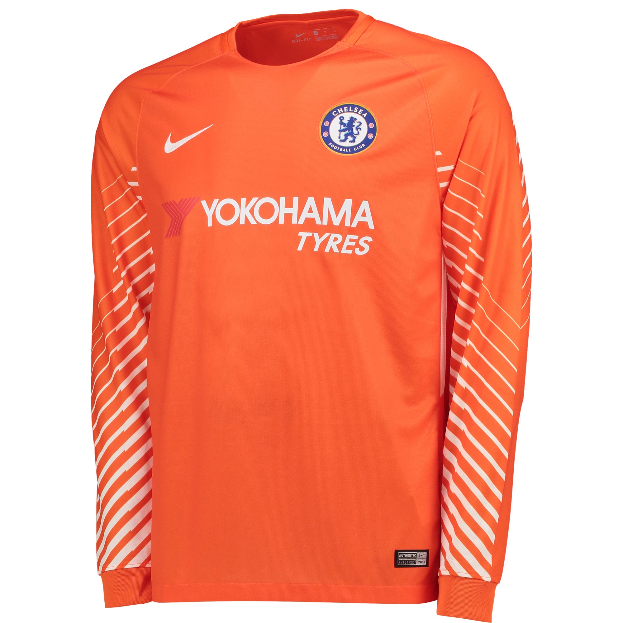 Camiseta Chelsea ML Portero 2017/18 Naranja